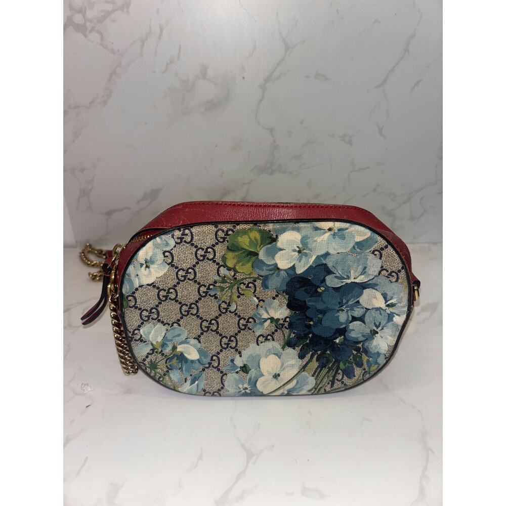 Gucci Blooms Shoulder Bag with Chain Strap